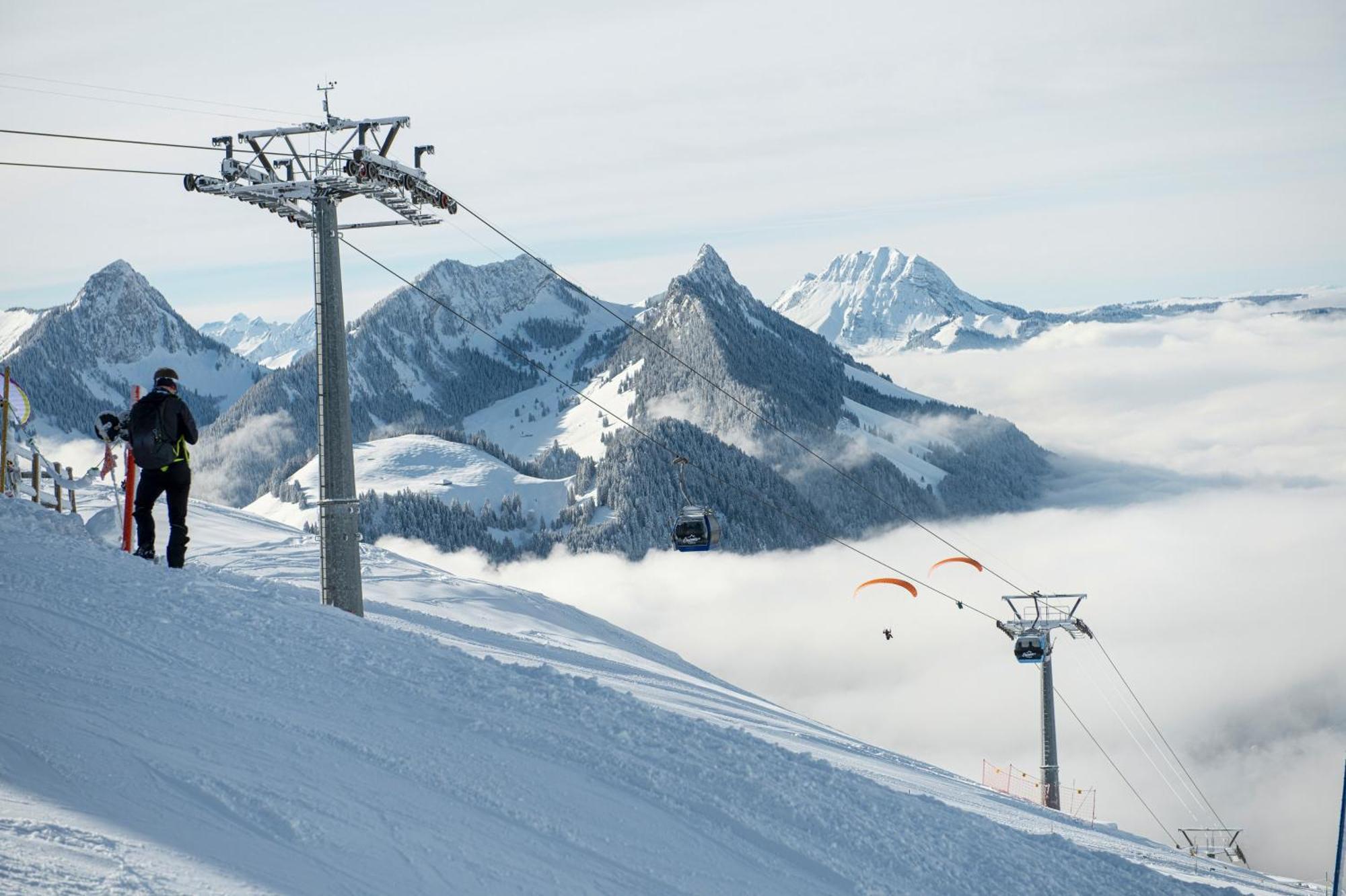 Residence Le Sapin & Bains De La Gruyere Charmey Dış mekan fotoğraf
