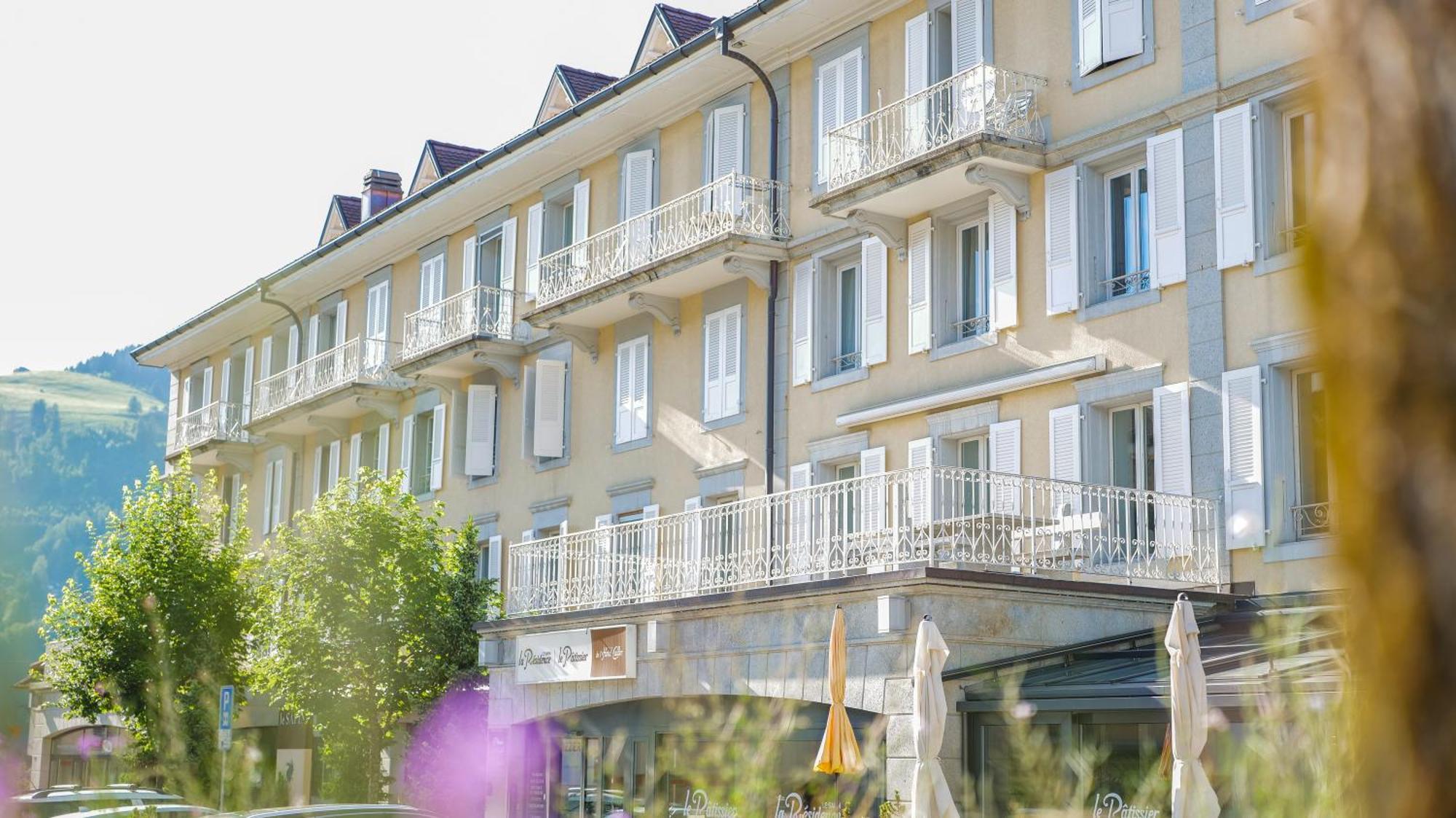 Residence Le Sapin & Bains De La Gruyere Charmey Dış mekan fotoğraf
