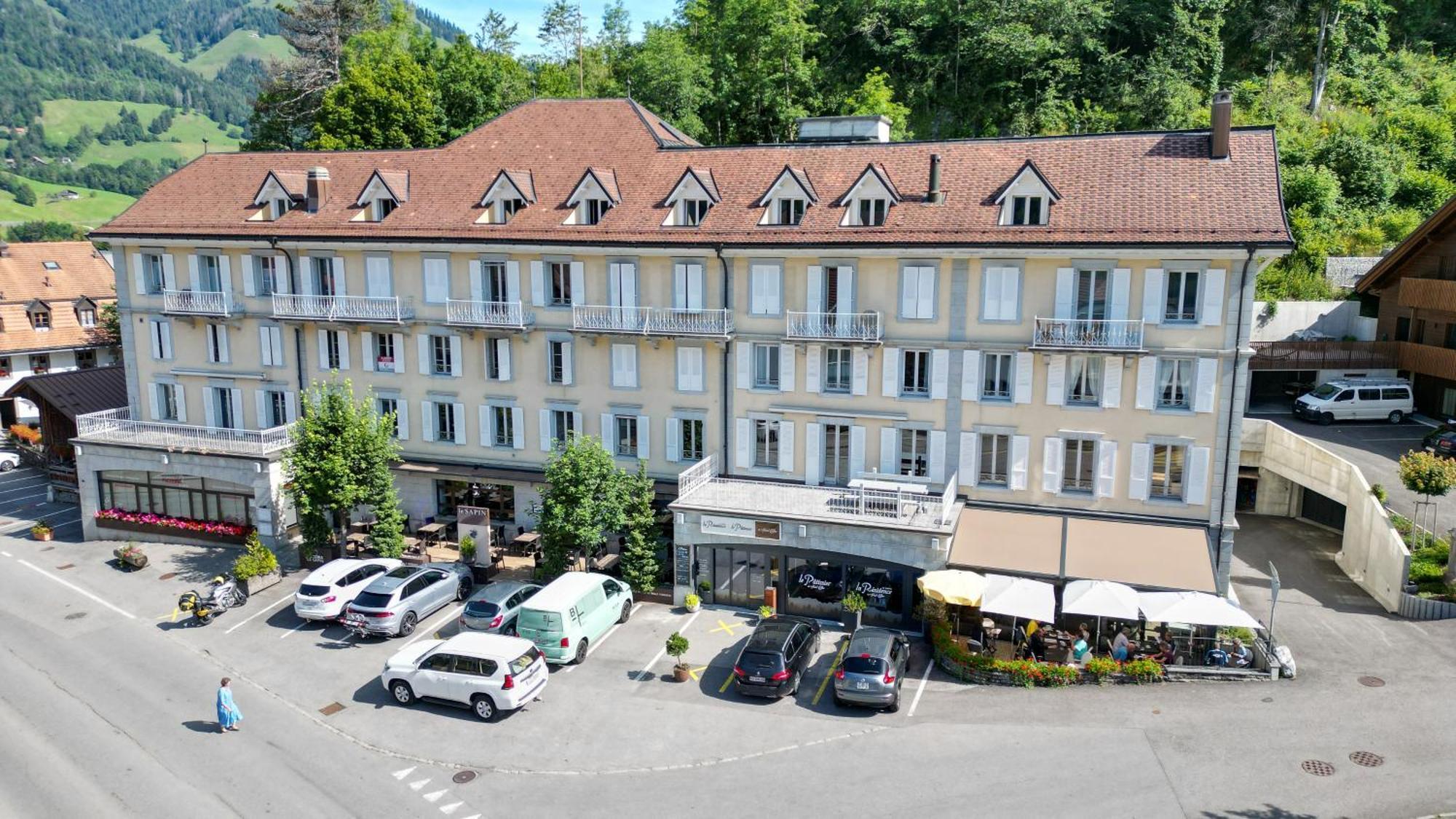 Residence Le Sapin & Bains De La Gruyere Charmey Dış mekan fotoğraf