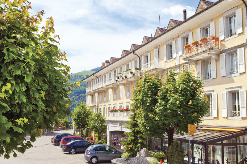 Residence Le Sapin & Bains De La Gruyere Charmey Dış mekan fotoğraf